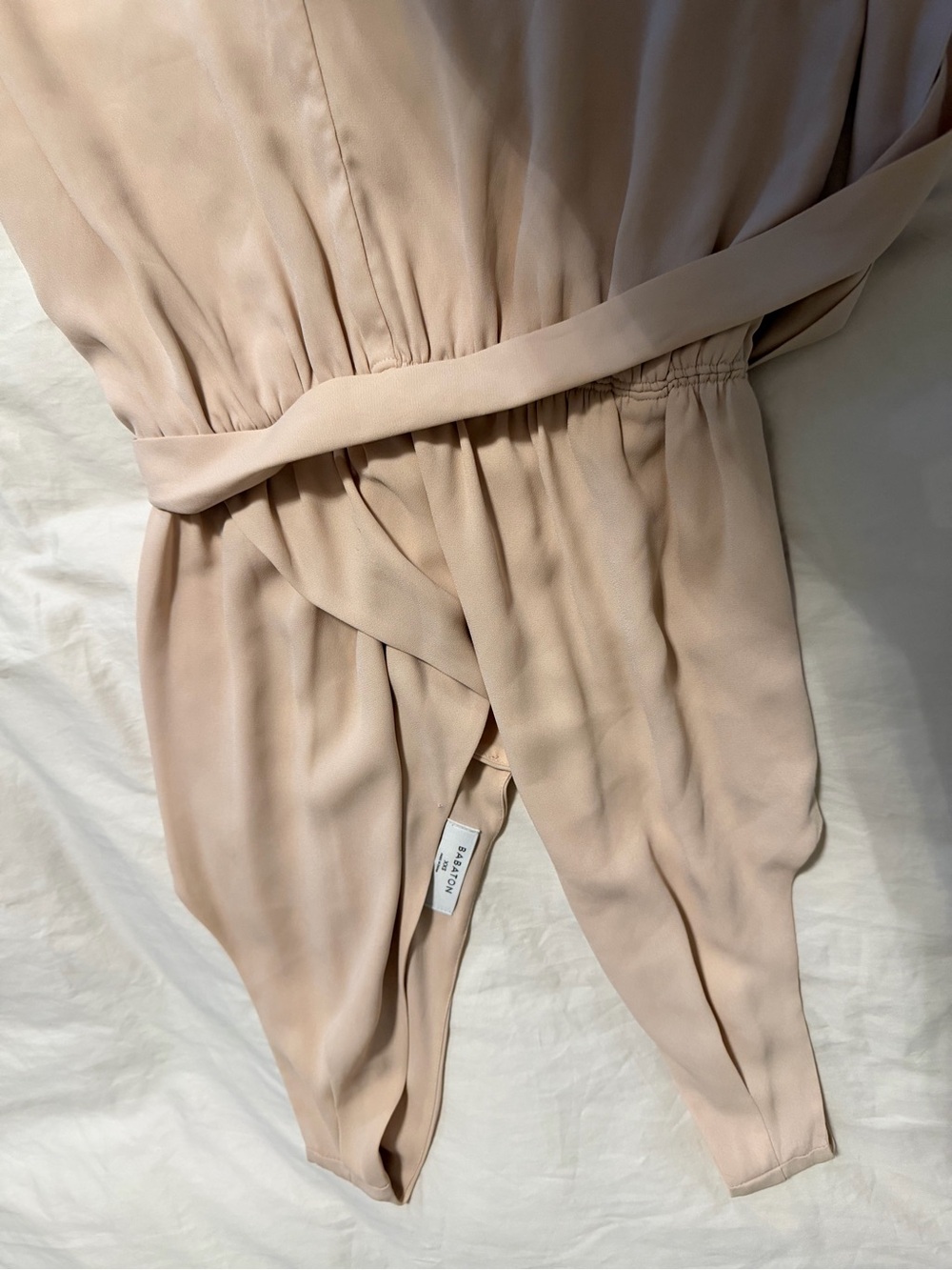 Under Armour Beige Tie-Waist Jumpsuit